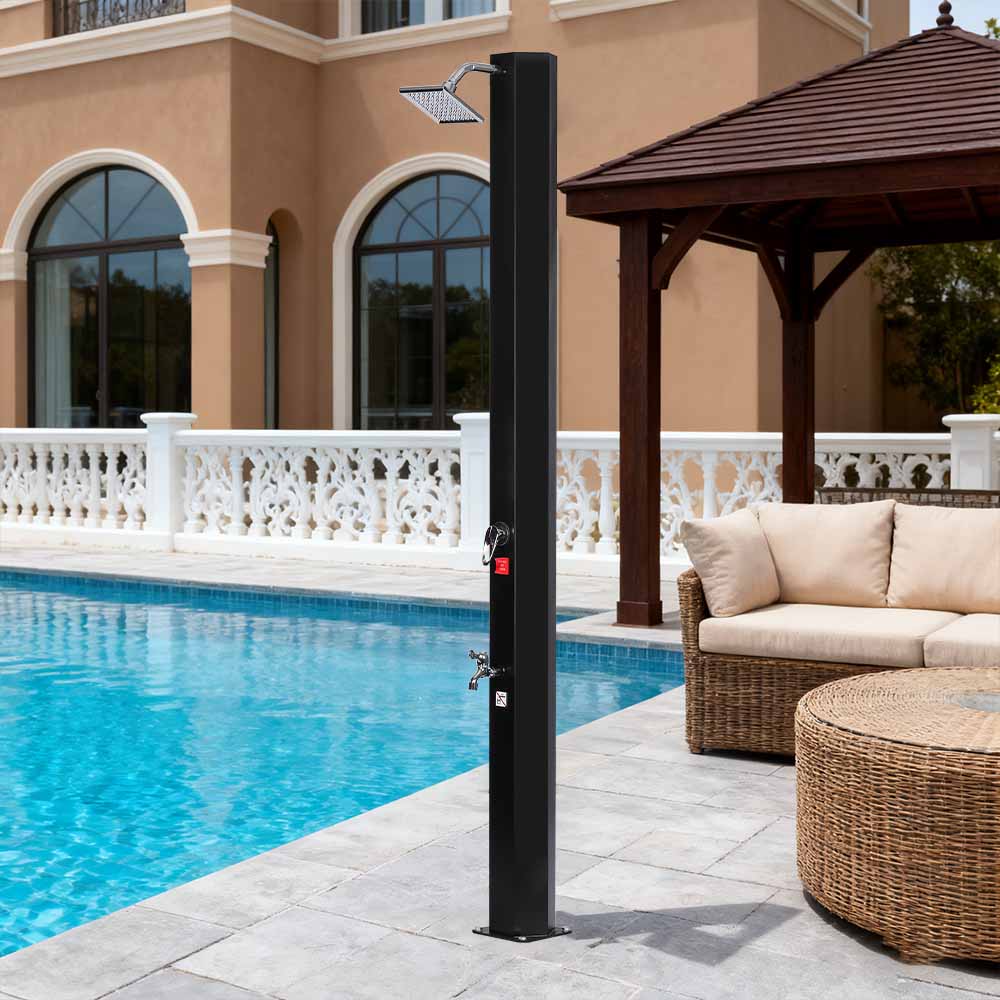 LY35L05-SS Wygodny prysznic solarny zapobiegający gromadzeniu się wody